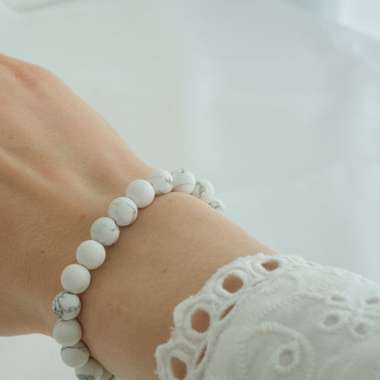 Armband Magnesit - Innere Ruhe