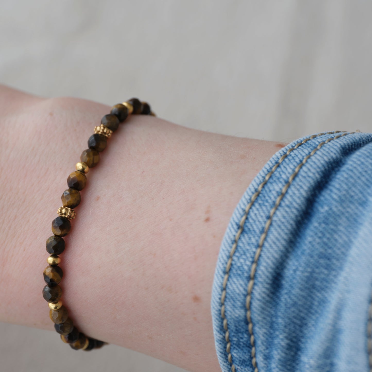 Armband Tigerauge - Innere Stärke