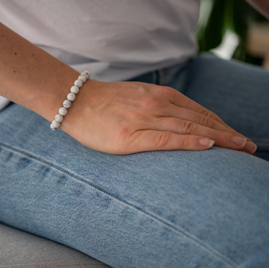 Armband Magnesit - Innere Ruhe