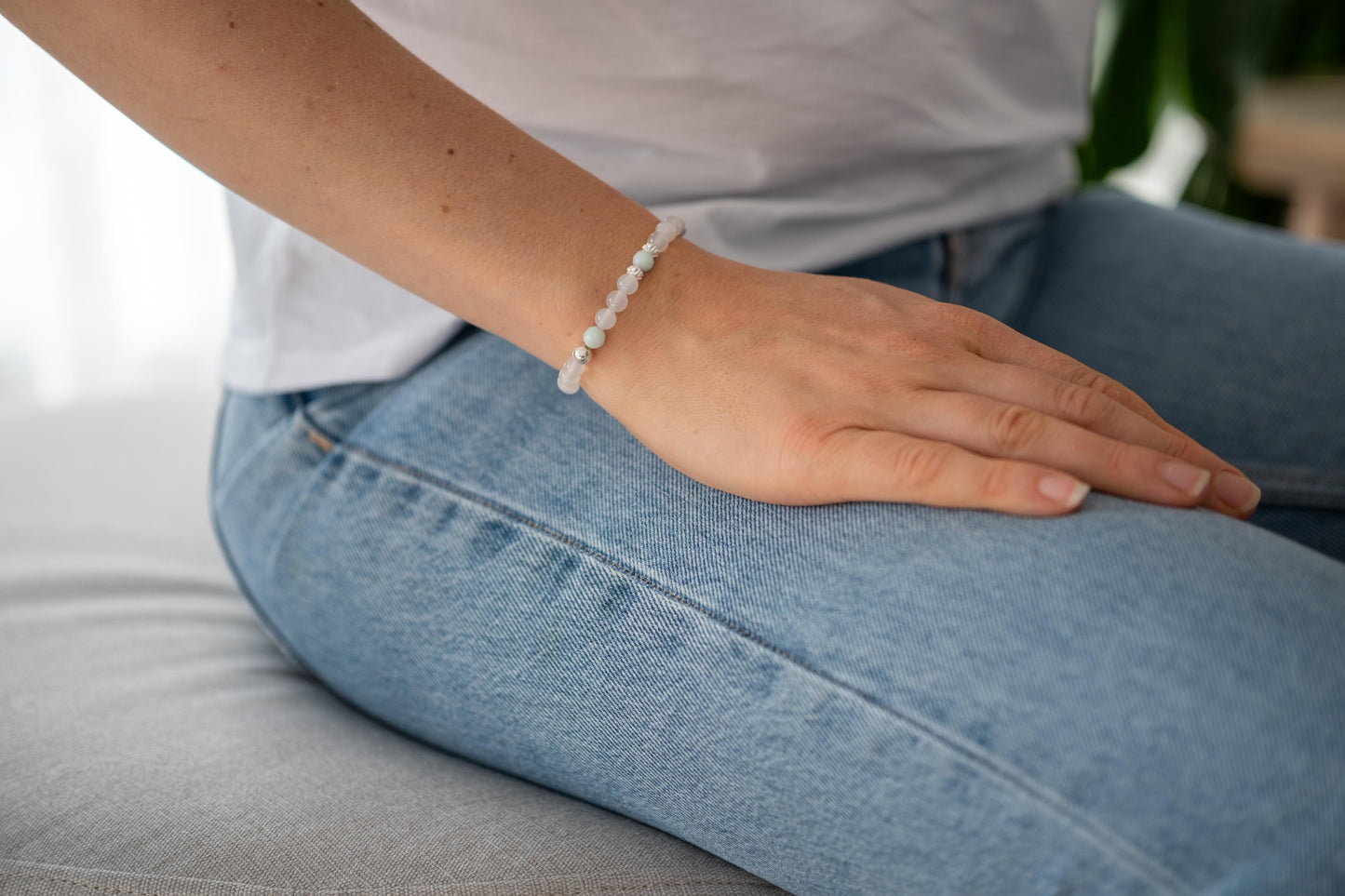 Armband Chalcedon - Amazonit