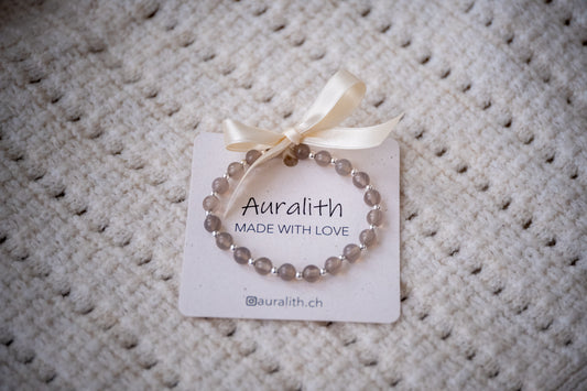 Armband Achat - Silver