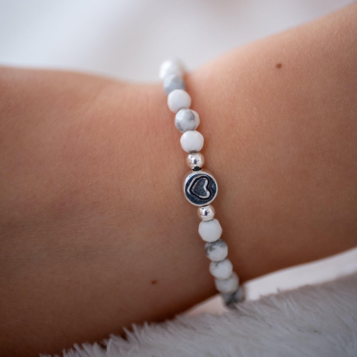 Armband Magnesit - Innere Ruhe