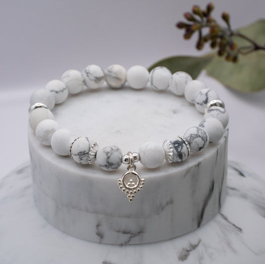 Armband Magnesit - Innere Ruhe