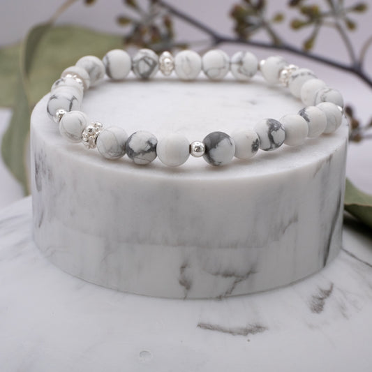 Armband Magnesit - Innere Ruhe