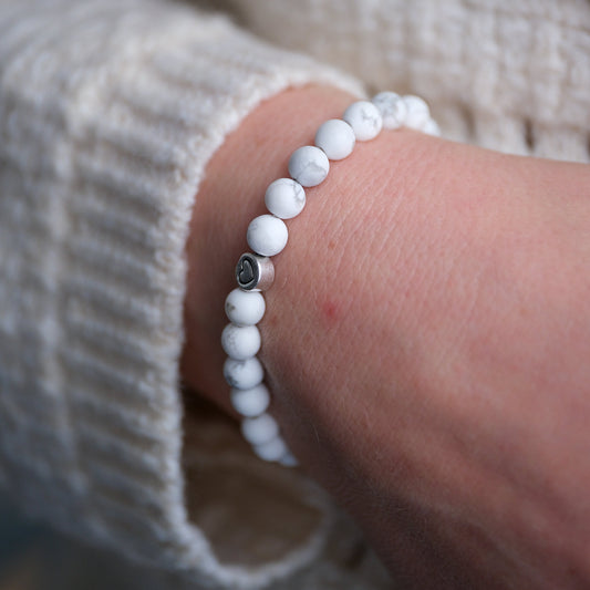 Armband Magnesit - Innere Ruhe