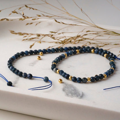 Armband Dumortierit - Konzentration