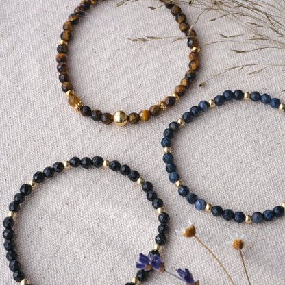 Armband Dumortierit - Konzentration