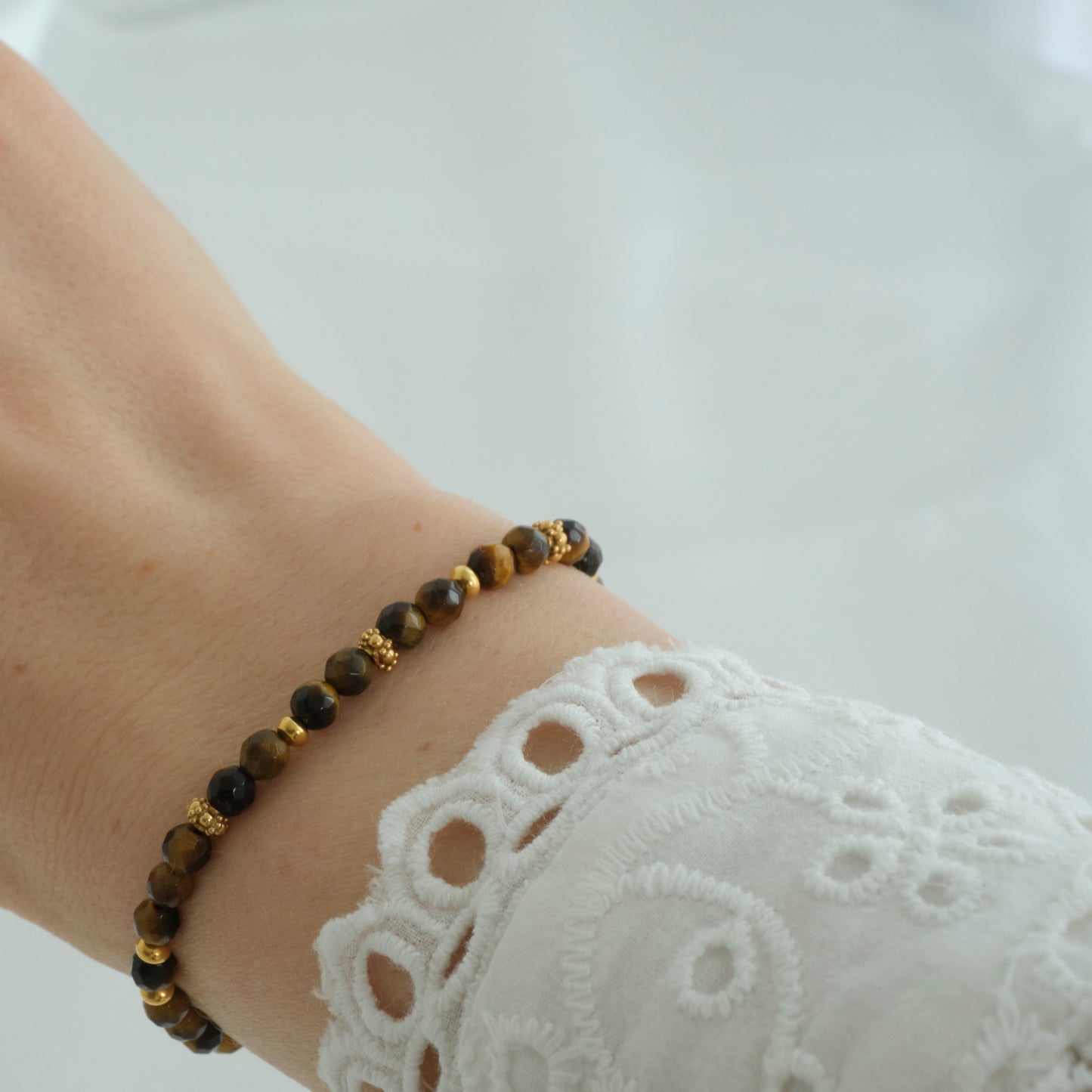 Armband Tigerauge - Innere Stärke