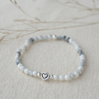 Armband Magnesit - Innere Ruhe