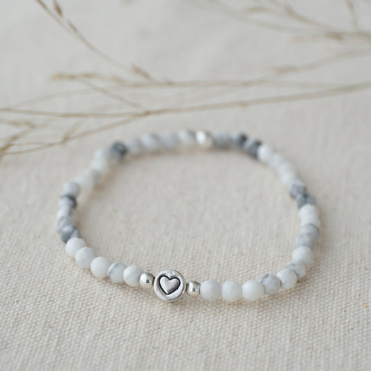 Armband Magnesit - Innere Ruhe