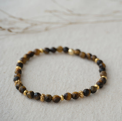 Armband Tigerauge - Innere Stärke