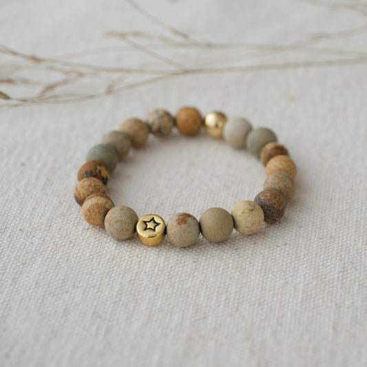 Armband Jaspis - Kraft