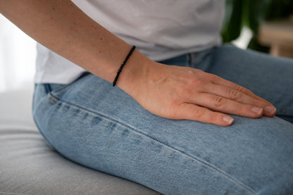 Armband Onyx - facettiert