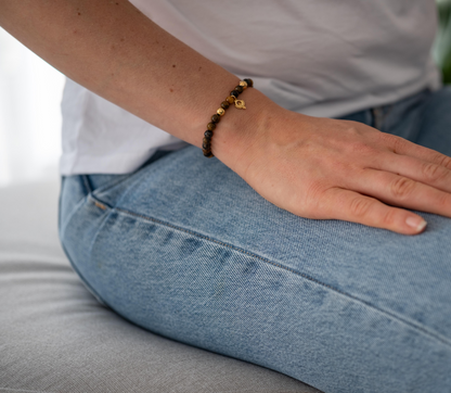 Armband Tigerauge - Ethno