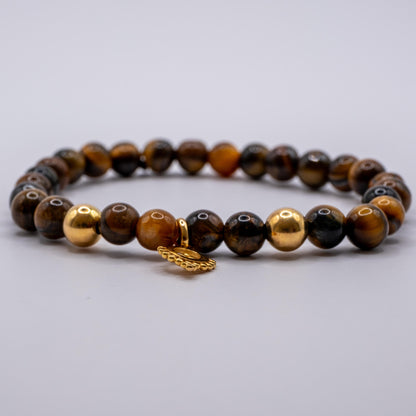 Armband Tigerauge - Ethno