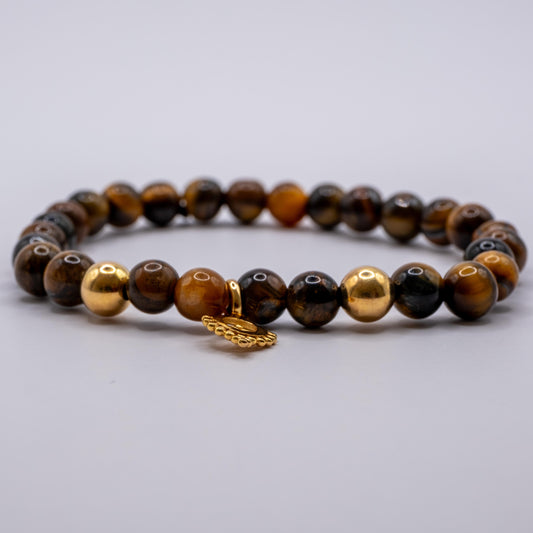 Armband Tigerauge - Ethno