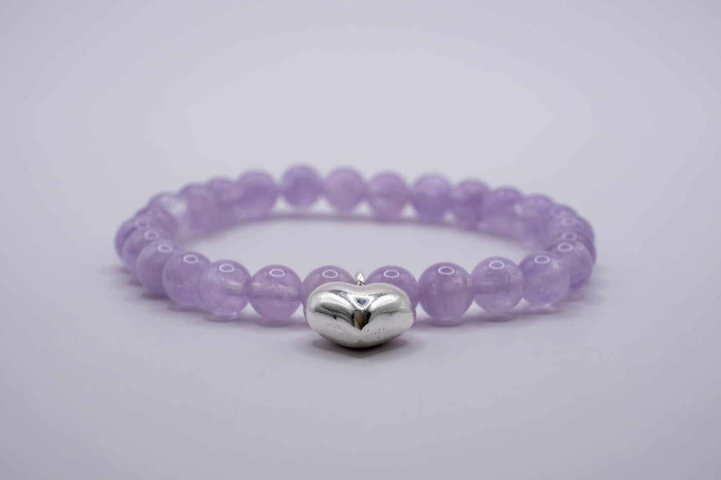 Armband Amethystquarz - Heart