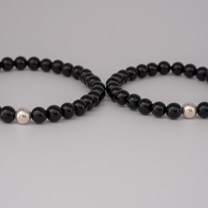 Partnerarmband Onyx