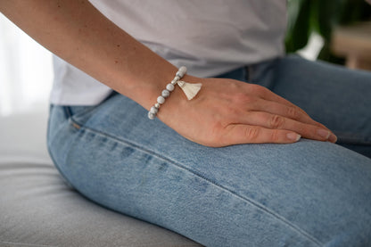 Armband Magnesit - Silver