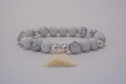 Armband Magnesit - Silver