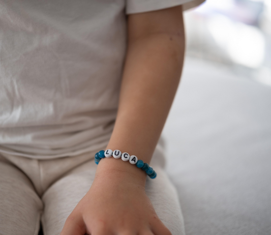 Kinderarmband Apatit - personalisiert