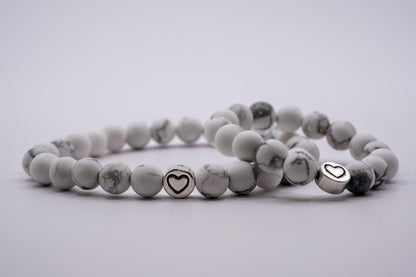 Familienarmband Magnesit - Silver