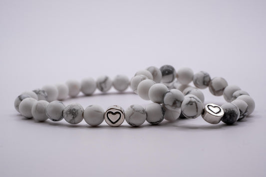 Familienarmband Magnesit - Silver