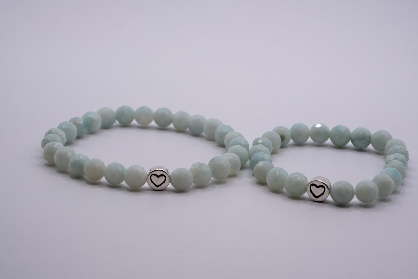 Familienarmband Amazonit - Silver