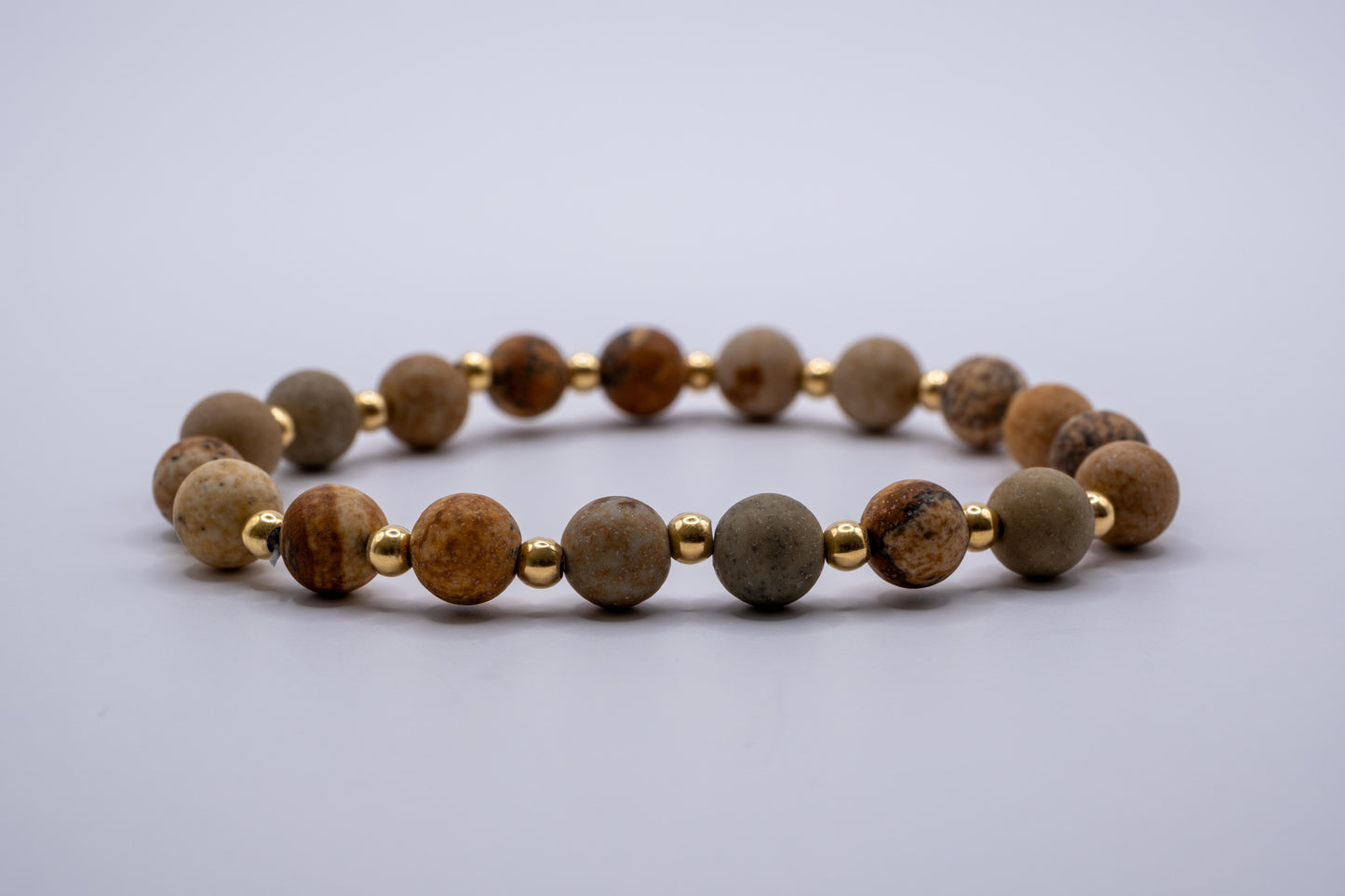 Armband Jaspis - Gold