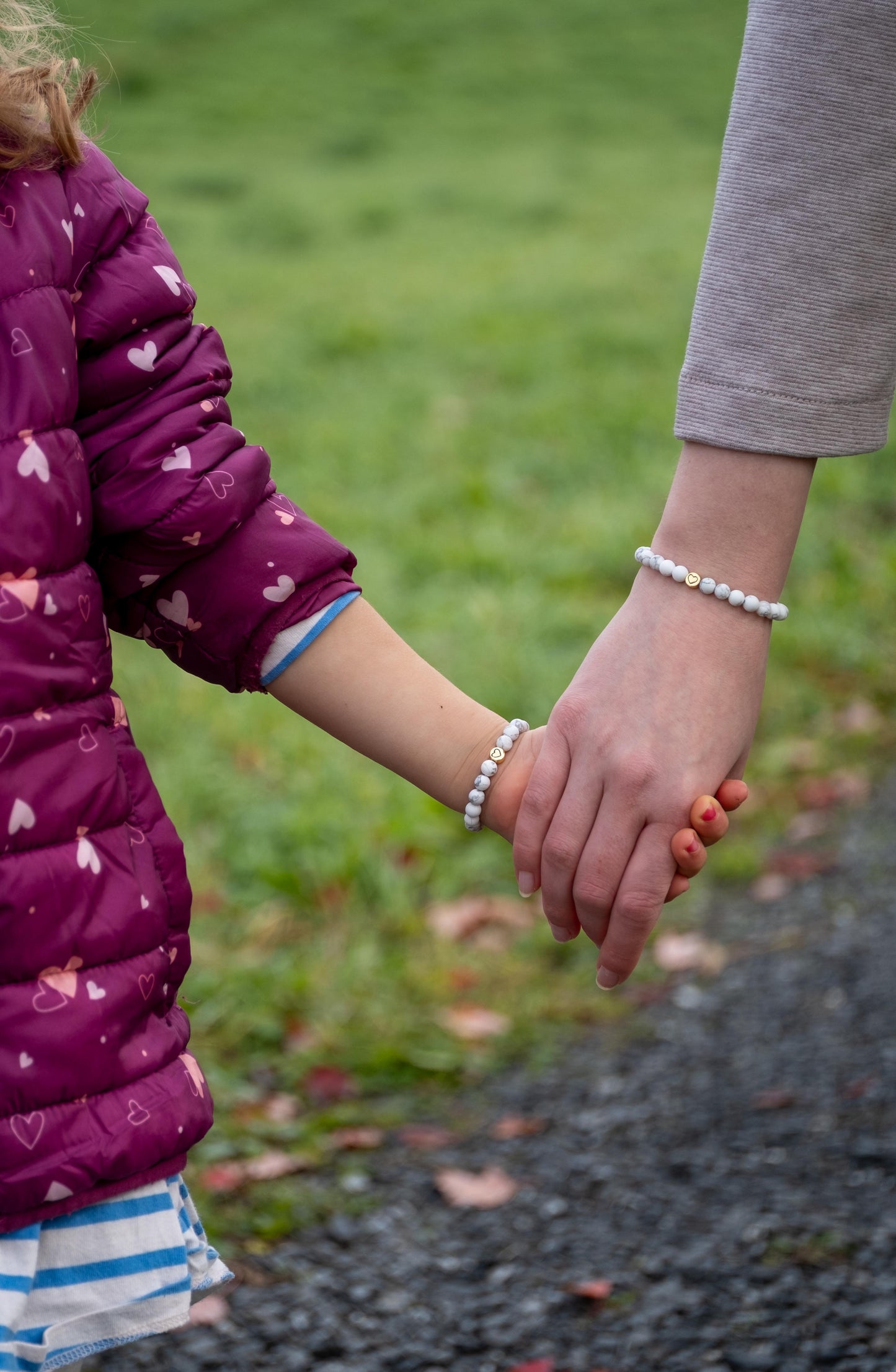 Familienarmband Magnesit - Gold
