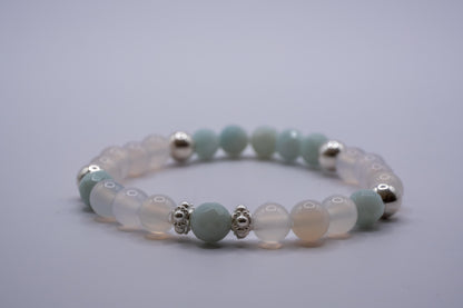 Armband Chalcedon - Amazonit