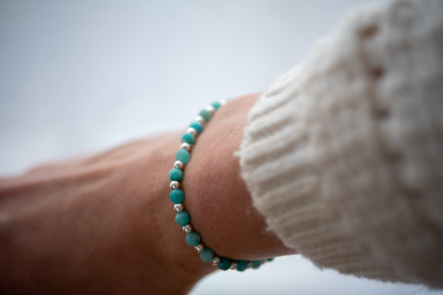 Armband Amazonit - facettiert