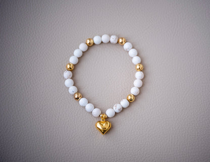 Armband Dendrit-Jaspis - Gold