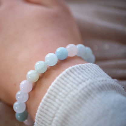 Armband Morganit - Lebensfreude