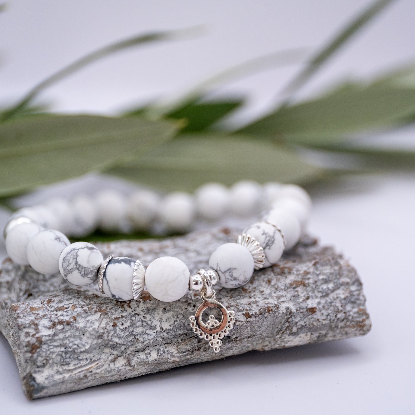 Armband Magnesit - Innere Ruhe