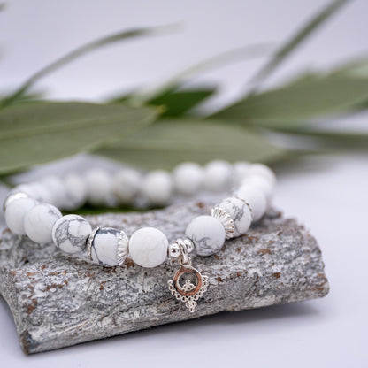 Armband Magnesit - Innere Ruhe