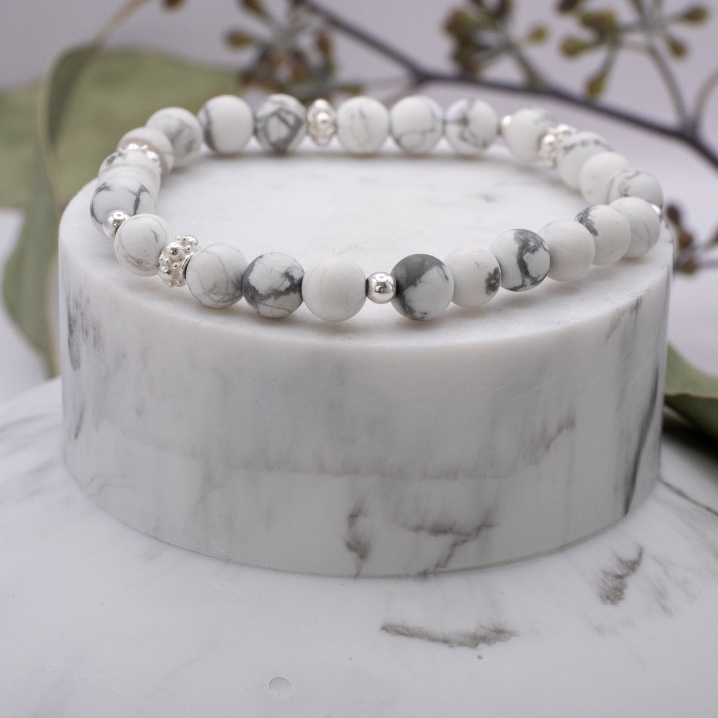 Armband Magnesit - Innere Ruhe