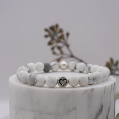 Armband Magnesit - Innere Ruhe