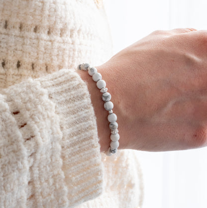 Armband Magnesit - Innere Ruhe