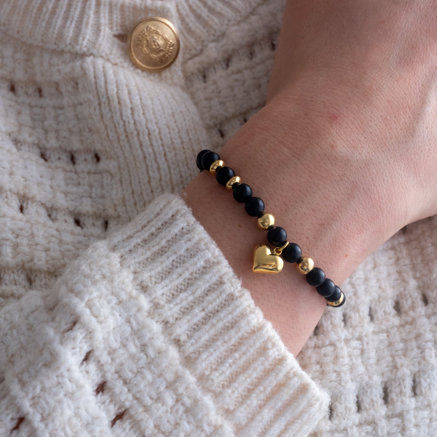 Armband Onyx - Selbstvertrauen