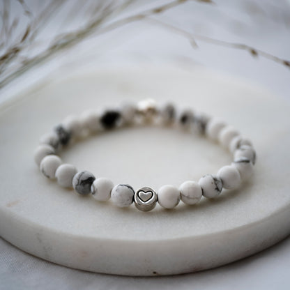 Armband Magnesit - Innere Ruhe