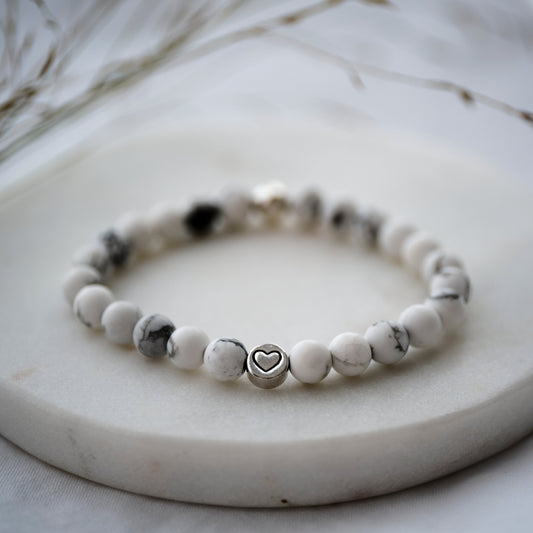 Armband Magnesit - Innere Ruhe