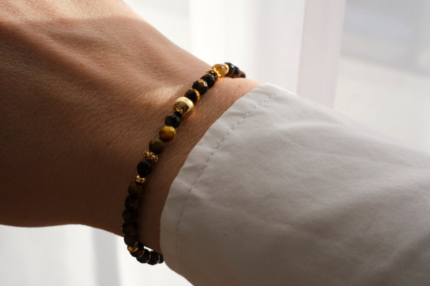 Armband Tigerauge - Innere Stärke