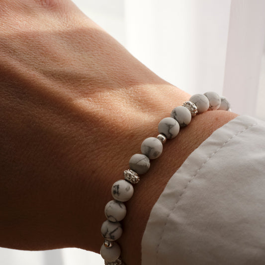 Armband Magnesit - Innere Ruhe